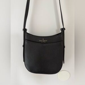 Kate Spade Black Pebbled Crossbody Bag